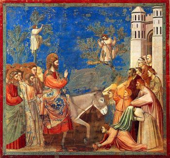 Giotto di Bondone: Einzug in Jerusalem