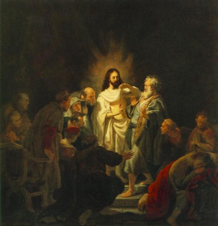 Rembrandt, Der unglubige Thomas, 1634