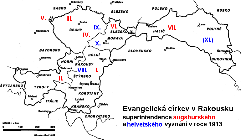 Evangelick crkev v Rakousku 1913